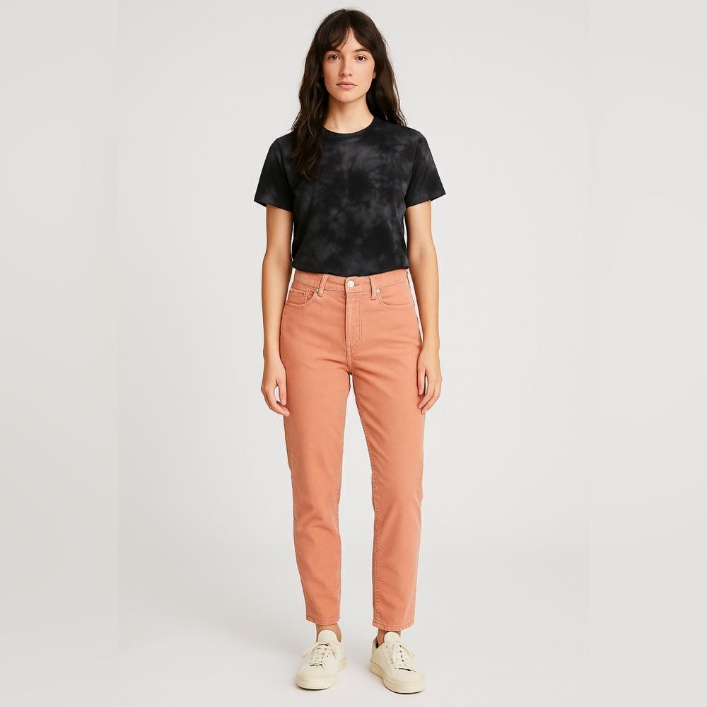Urban Outfitters BDG Slim Straight Corduroy Pants Peach 32 Waist